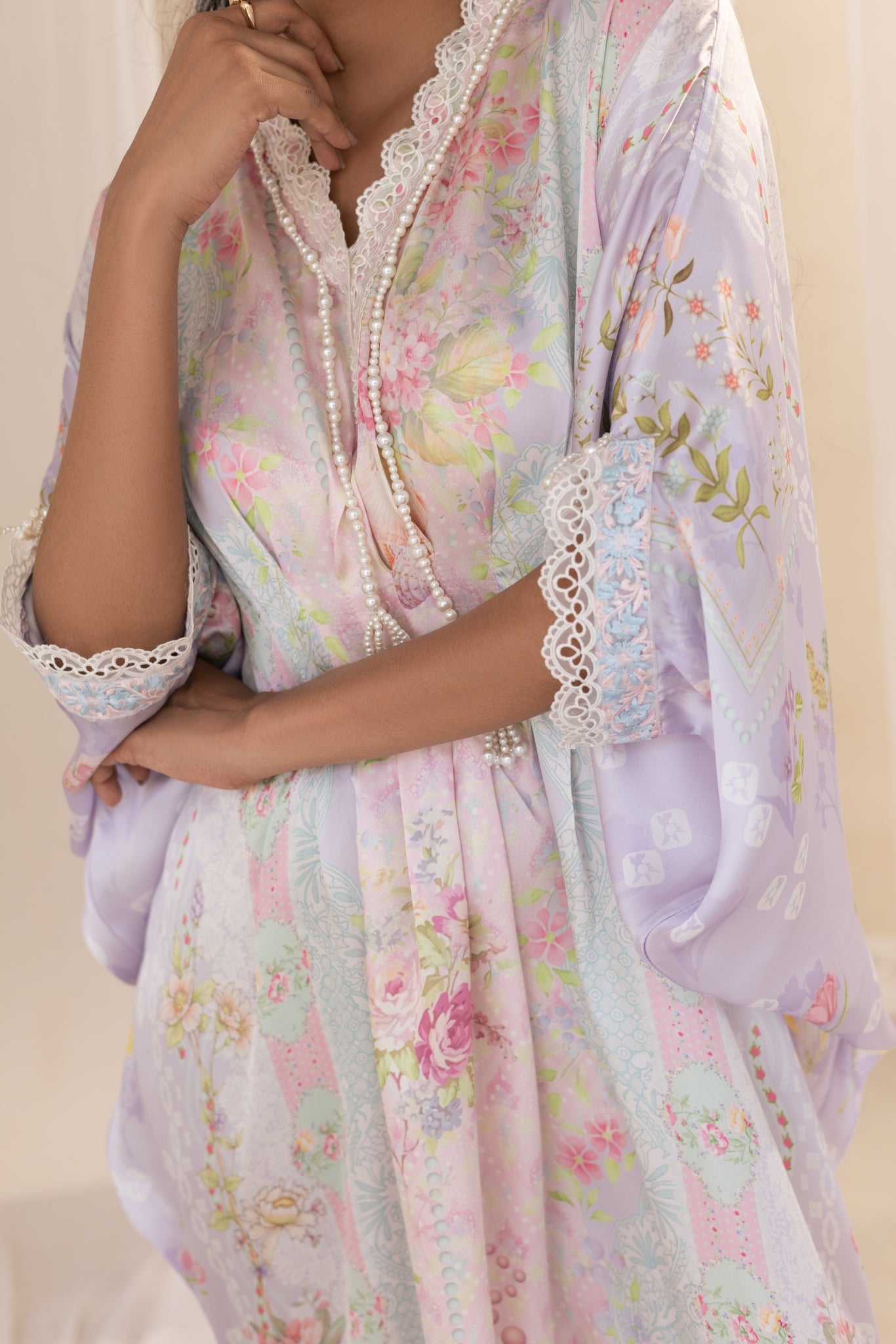 ARABELLA - pleated kaftan