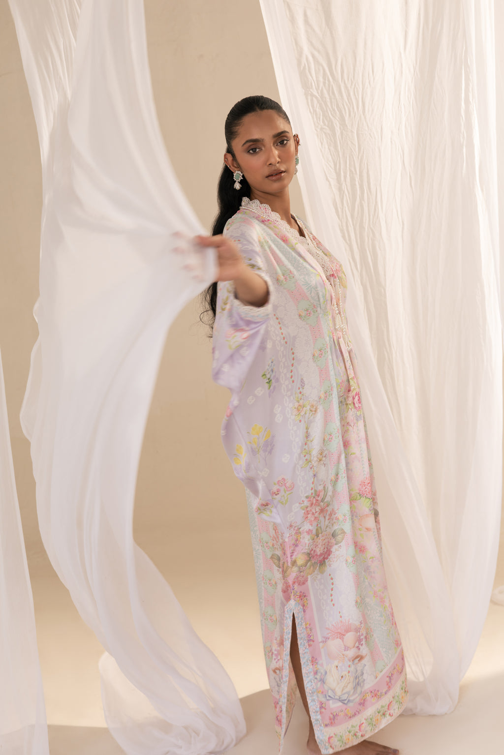 ARABELLA - pleated kaftan