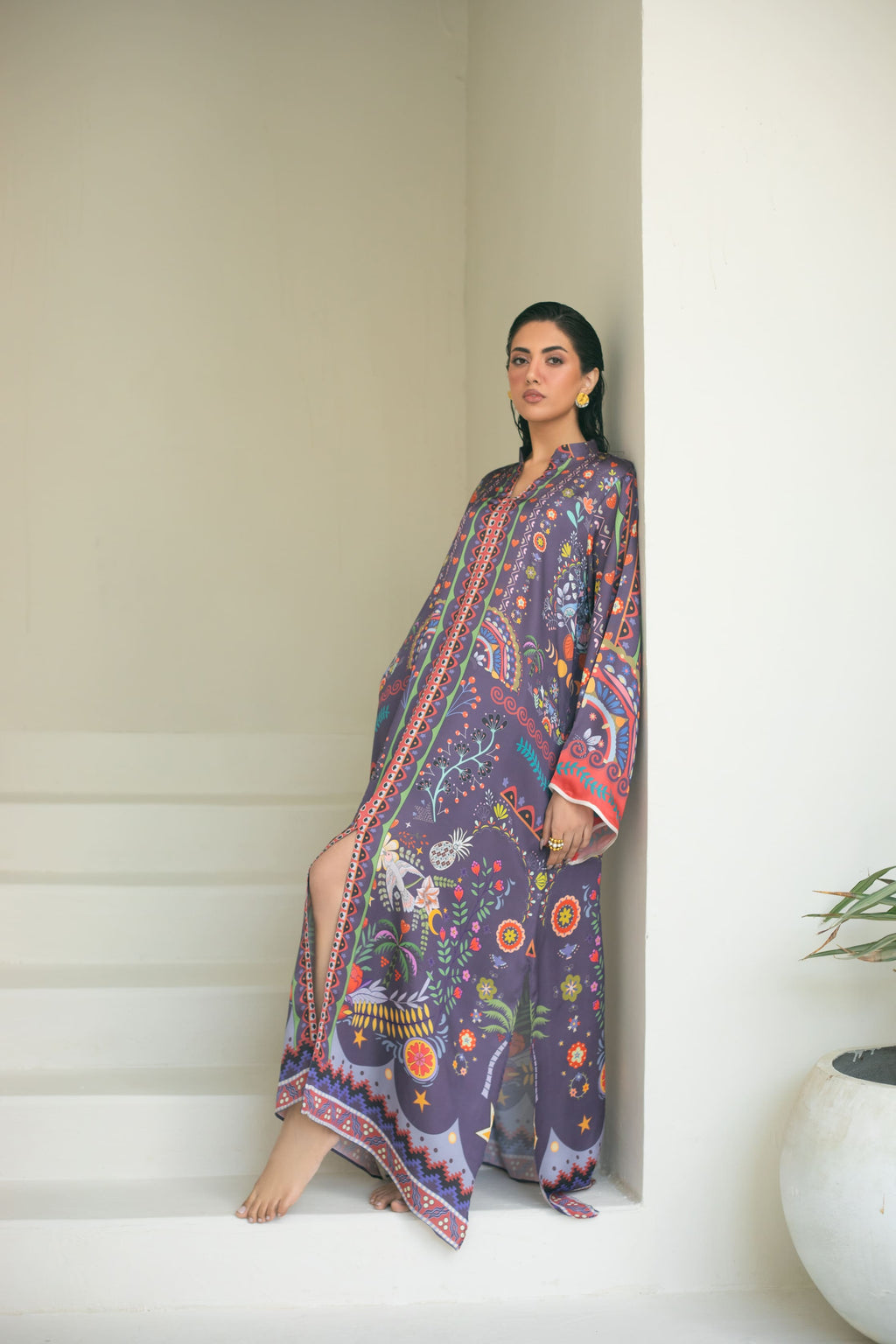 ALANA - Front open kaftan