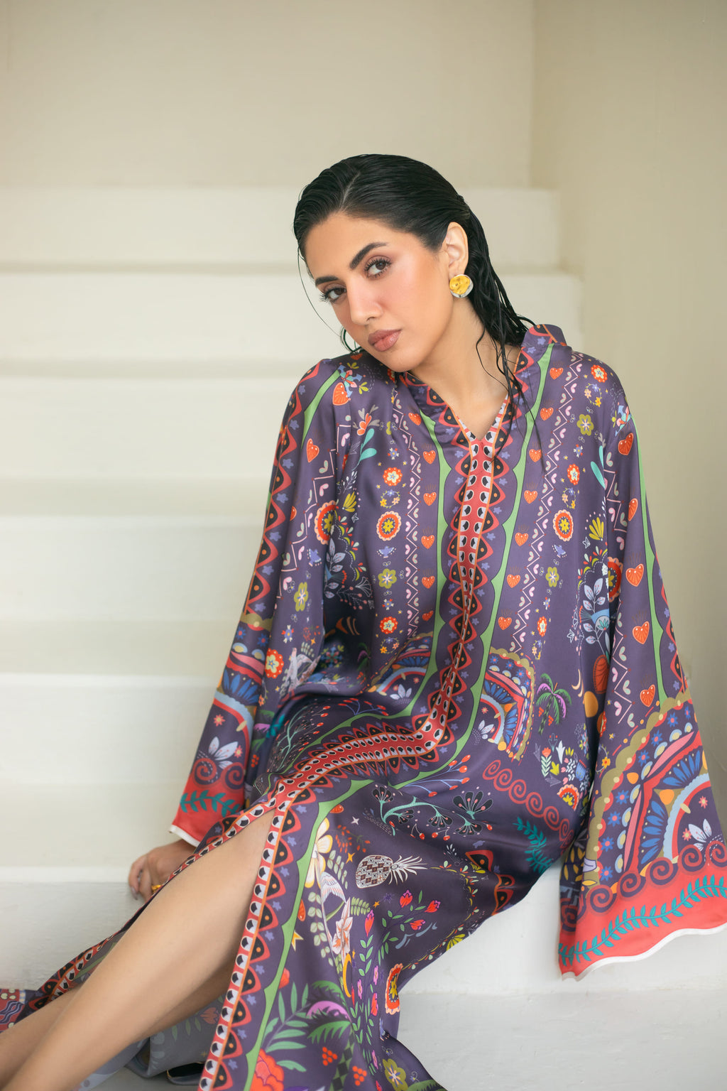 ALANA - Front open kaftan