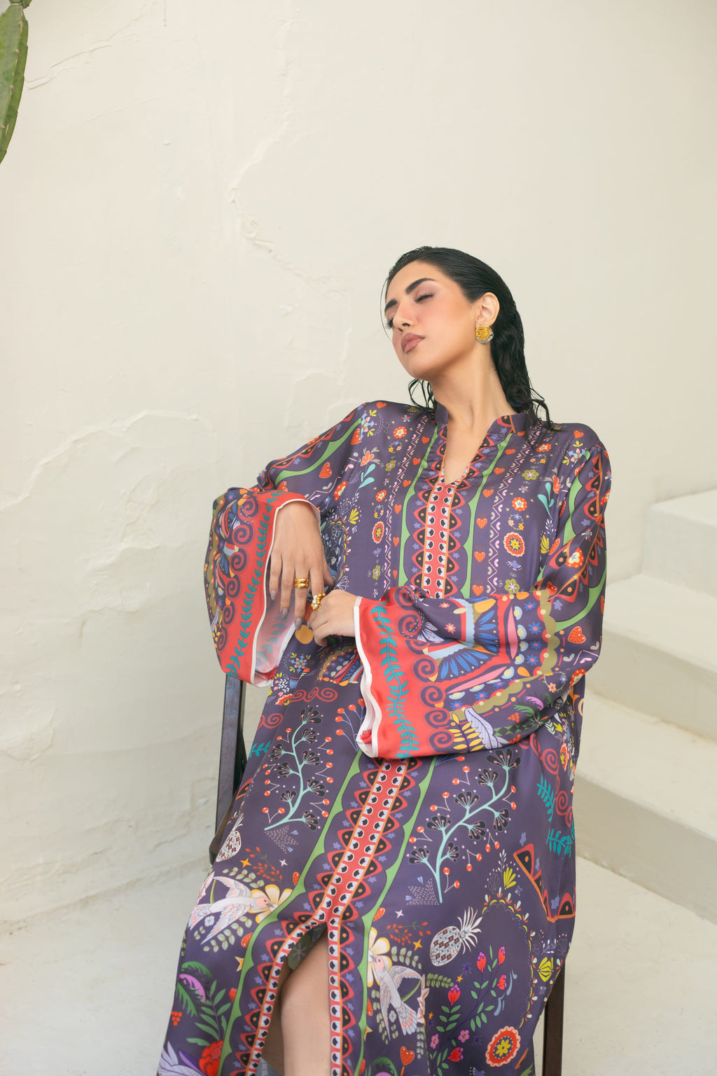 ALANA - Front open kaftan